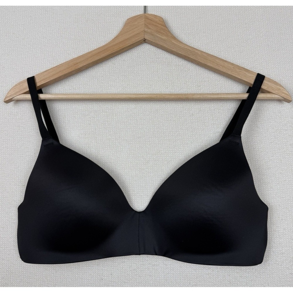 Victoria's Secret PINK 36C Black Wear Everywhere Lightly Lined Wireless Bra